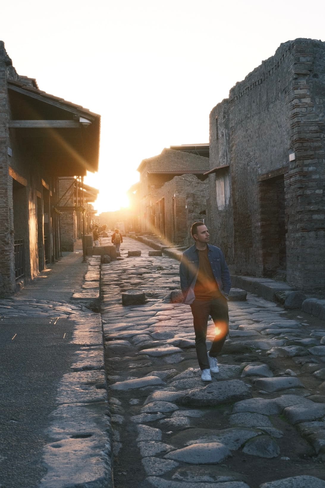 Een wandeling door de ruïnes van Pompeii